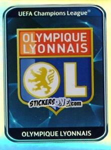 Sticker Olympique Lyonnais Badge - UEFA Champions League 2010-2011 n. 73 - Panini