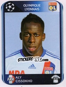 Sticker Aly Cissokho - UEFA Champions League 2010-2011 n. 76 - Panini