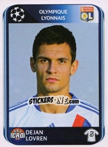 Sticker Dejan Lovren - UEFA Champions League 2010-2011 n. 78 - Panini