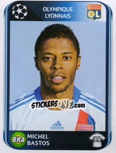 Sticker Michel Bastos - UEFA Champions League 2010-2011 n. 83 - Panini