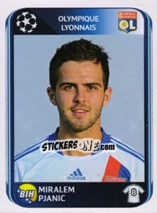 Sticker Miralem Pjanic - UEFA Champions League 2010-2011 n. 84 - Panini