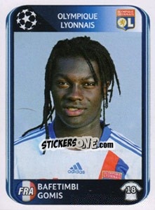 Sticker Bafetimbi Gomis - UEFA Champions League 2010-2011 n. 88 - Panini