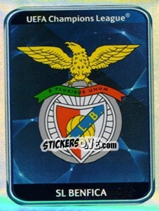 Sticker SL Benfica Badge - UEFA Champions League 2010-2011 n. 90 - Panini