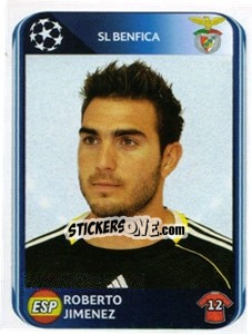 Sticker Roberto Jimenez - UEFA Champions League 2010-2011 - Panini