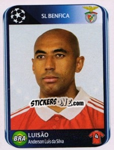 Figurina Luisão - UEFA Champions League 2010-2011 - Panini