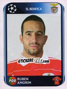 Figurina Ruben Amorim - UEFA Champions League 2010-2011 - Panini