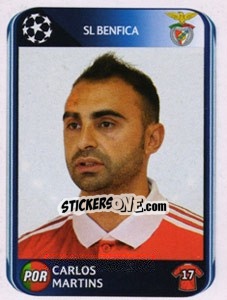 Sticker Carlos Martins - UEFA Champions League 2010-2011 n. 98 - Panini