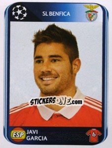 Sticker Javi Garcia - UEFA Champions League 2010-2011 n. 100 - Panini