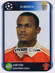 Sticker Airton - UEFA Champions League 2010-2011 - Panini