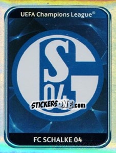 Sticker FC Schalke 04 Badge - UEFA Champions League 2010-2011 n. 107 - Panini