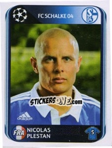 Sticker Nicolas Plestan - UEFA Champions League 2010-2011 - Panini