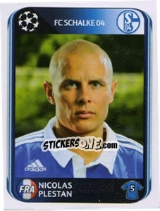 Sticker Nicolas Plestan - UEFA Champions League 2010-2011 n. 113 - Panini