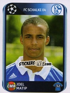 Cromo Joel Matip - UEFA Champions League 2010-2011 - Panini