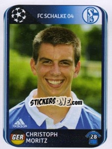 Sticker Christoph Moritz - UEFA Champions League 2010-2011 n. 116 - Panini