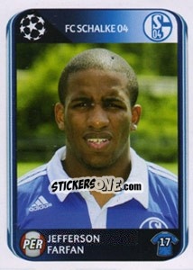 Sticker Jefferson Farfan - UEFA Champions League 2010-2011 n. 119 - Panini