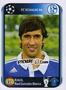 Sticker Raul González - UEFA Champions League 2010-2011 n. 121 - Panini