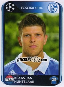 Sticker Klaas-Jan Huntelaar - UEFA Champions League 2010-2011 n. 122 - Panini
