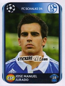 Sticker Jose Manuel Jurado - UEFA Champions League 2010-2011 n. 123 - Panini