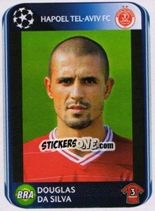 Sticker Douglas da Silva - UEFA Champions League 2010-2011 n. 128 - Panini