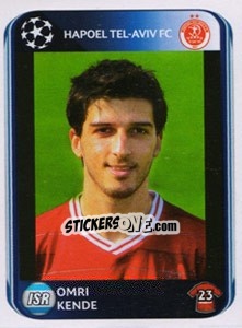 Cromo Omri Kende - UEFA Champions League 2010-2011 - Panini