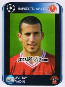 Sticker Avihay Yadin - UEFA Champions League 2010-2011 n. 132 - Panini
