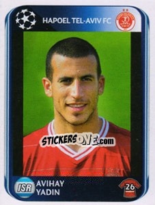 Figurina Avihay Yadin - UEFA Champions League 2010-2011 - Panini