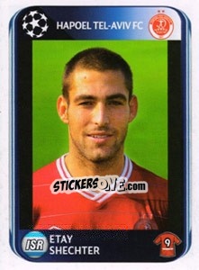 Sticker Etay Shechter - UEFA Champions League 2010-2011 n. 140 - Panini