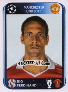 Sticker Rio Ferdinand - UEFA Champions League 2010-2011 n. 144 - Panini