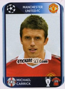 Sticker Michael Carrick - UEFA Champions League 2010-2011 - Panini