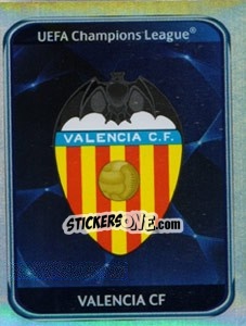 Sticker Valencia CF Badge - UEFA Champions League 2010-2011 n. 158 - Panini