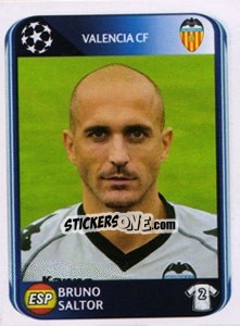 Cromo Bruno Saltor - UEFA Champions League 2010-2011 n. 160 - Panini