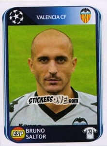 Figurina Bruno Saltor - UEFA Champions League 2010-2011 - Panini