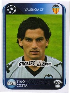 Sticker Tino Costa - UEFA Champions League 2010-2011 - Panini
