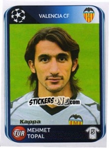 Cromo Mehmet Topal - UEFA Champions League 2010-2011 - Panini