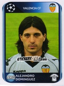 Sticker Alejandro Dominguez - UEFA Champions League 2010-2011 - Panini