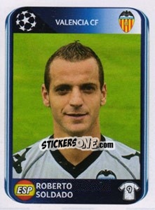 Sticker Roberto Soldado - UEFA Champions League 2010-2011 n. 173 - Panini