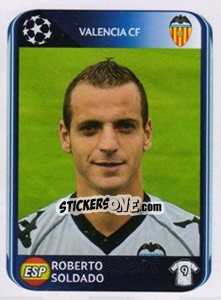 Sticker Roberto Soldado - UEFA Champions League 2010-2011 - Panini