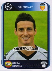 Cromo Aritz Aduriz - UEFA Champions League 2010-2011 - Panini