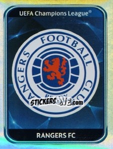 Sticker Rangers FC Badge - UEFA Champions League 2010-2011 n. 175 - Panini
