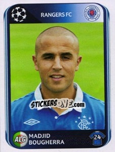 Cromo Madjid Bougherra - UEFA Champions League 2010-2011 - Panini