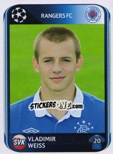 Figurina Vladimir Weiss - UEFA Champions League 2010-2011 - Panini