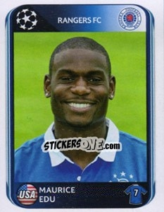 Sticker Maurice Edu - UEFA Champions League 2010-2011 n. 184 - Panini