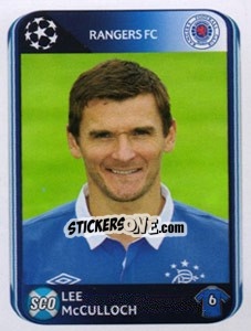 Sticker Lee McCulloch - UEFA Champions League 2010-2011 n. 185 - Panini