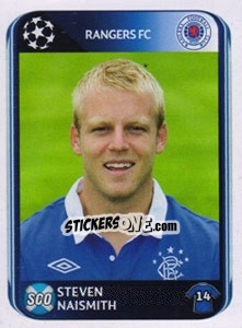 Sticker Steven Naismith - UEFA Champions League 2010-2011 n. 187 - Panini