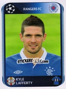 Sticker Kyle Lafferty - UEFA Champions League 2010-2011 n. 188 - Panini