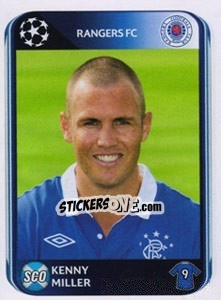 Sticker Kenny Miller - UEFA Champions League 2010-2011 n. 189 - Panini