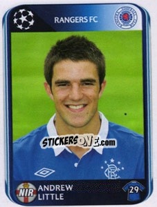 Sticker Andrew Little - UEFA Champions League 2010-2011 n. 191 - Panini
