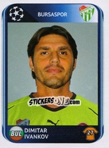 Sticker Dimitar Ivankov - UEFA Champions League 2010-2011 n. 193 - Panini