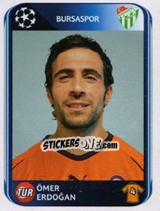 Sticker Ömer Erdogan - UEFA Champions League 2010-2011 n. 195 - Panini