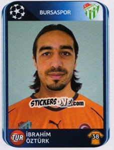 Cromo íbrahim Öztürk - UEFA Champions League 2010-2011 - Panini